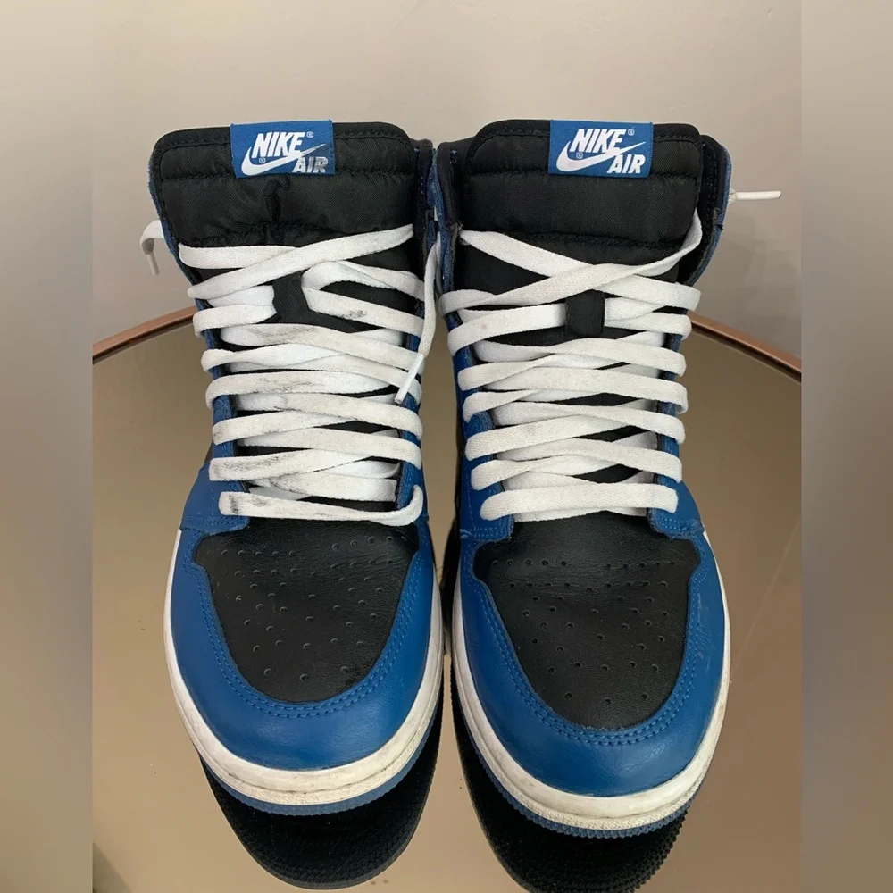 Air Jordan 1 Retro High‎ OG Dark Marina Blue 555088-404 Men's Size 9.5